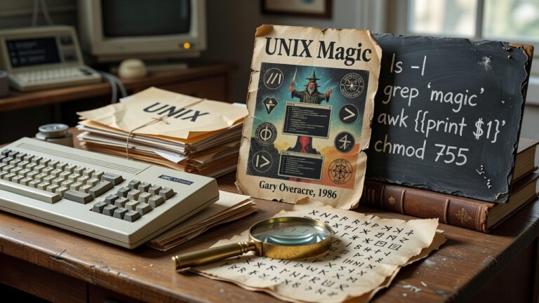 UNIX Magic : comment un poster de 1986 est devenu une capsule temporelle geek
